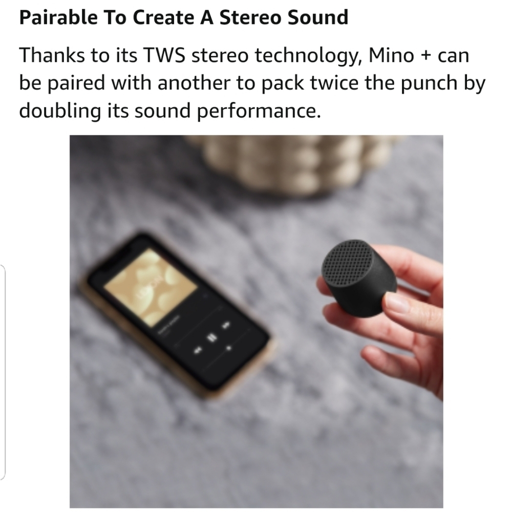Lexon MINO+ Portable Bluetooth Mini Speaker with HD Sound - Picture 11 of 15